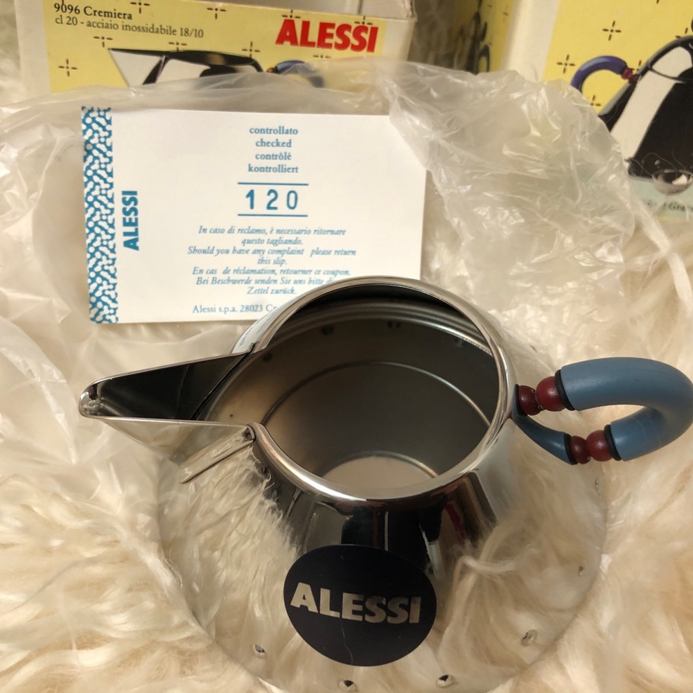 Vintage - Alessi Michael Graves Creamer & Sugarbowl (circa 1980s) - Picture 5 of 12